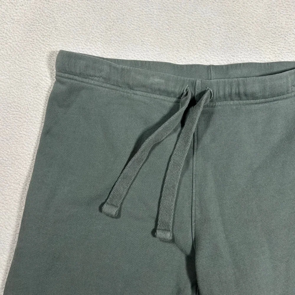 Frank & Eileen Catherine Favorite Sweatpants Womes Medium Green Wide Leg Crop